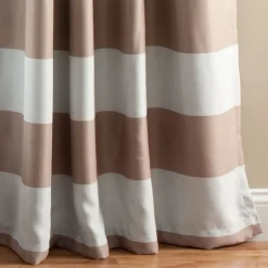 Stripe Blackout Window Curtain Set