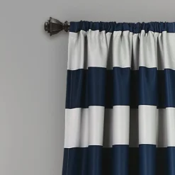 Stripe Blackout Window Curtain Set