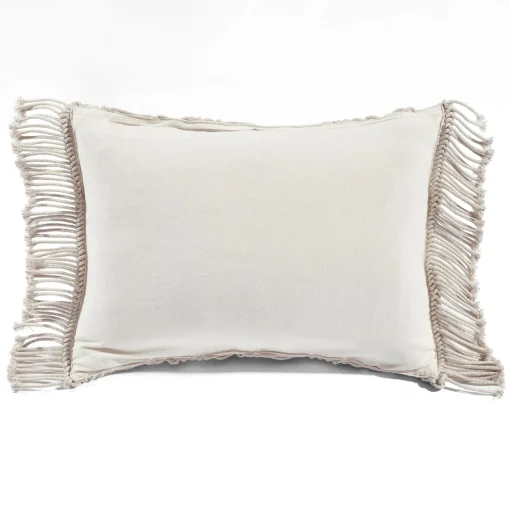 Studio Chevron Macrame Decorative Pillow Cover