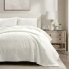 Super Cozy Ultra Soft Sherpa Jacquard Geo Blanket/Bedspread