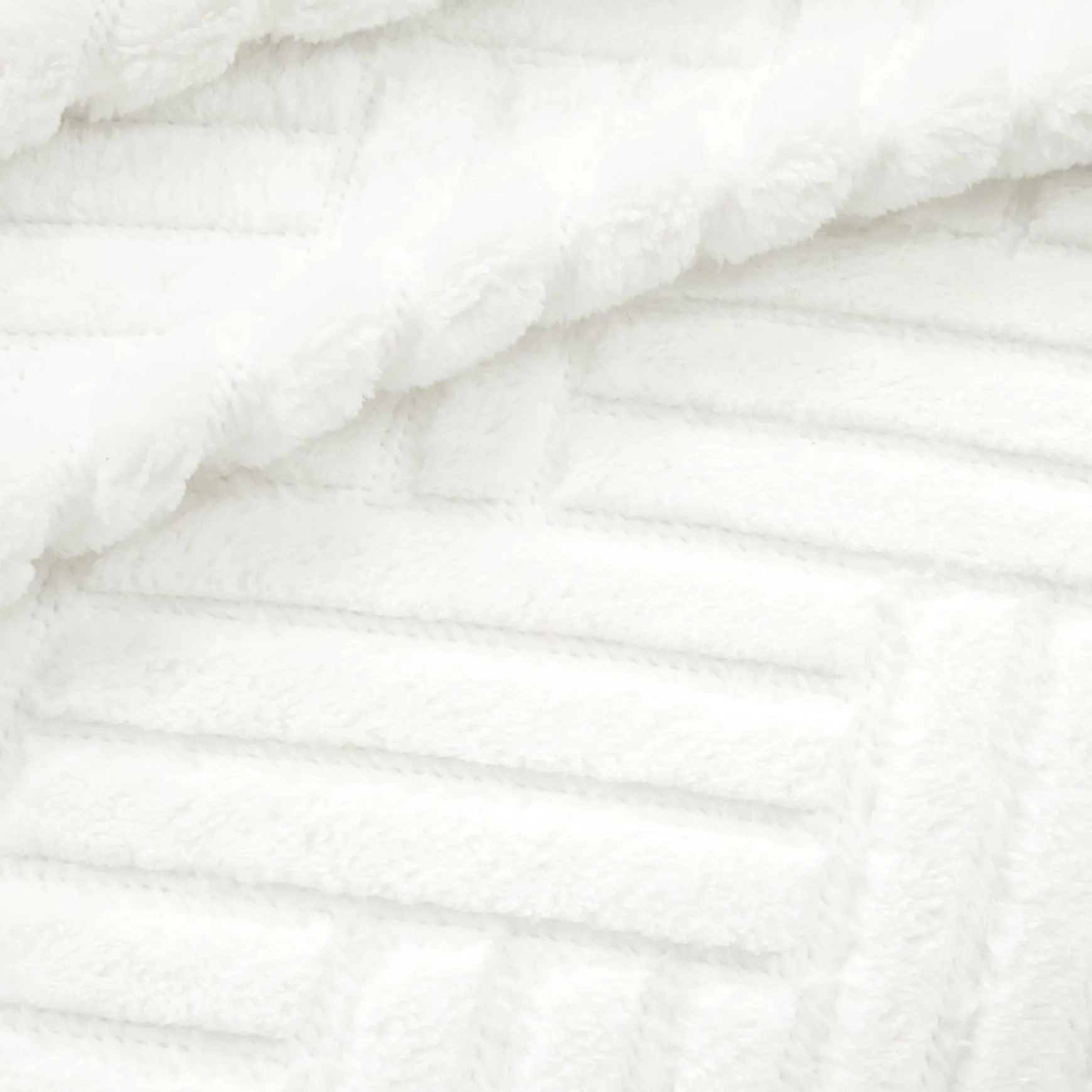 Super Cozy Ultra Soft Sherpa Jacquard Geo Blanket/Bedspread