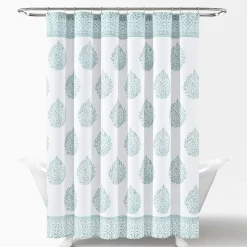 Teardrop Leaf Shower Curtain