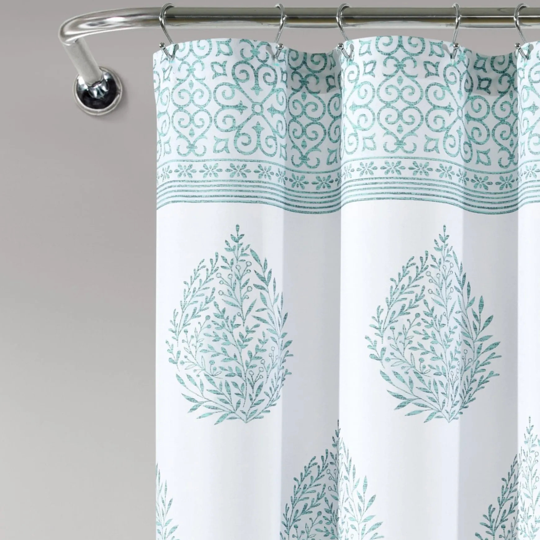 Teardrop Leaf Shower Curtain