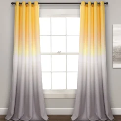 Umbre Fiesta Light Filtering Window Curtain Panel Set