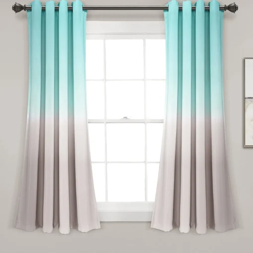 Umbre Fiesta Light Filtering Window Curtain Panel Set