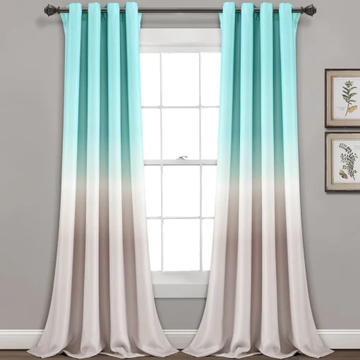Umbre Fiesta Light Filtering Window Curtain Panel Set