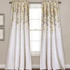 Weeping Flower Light Filtering Window Curtain Set