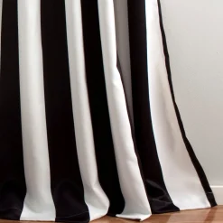 Wilbur Stripe Light Filtering Window Curtain Set