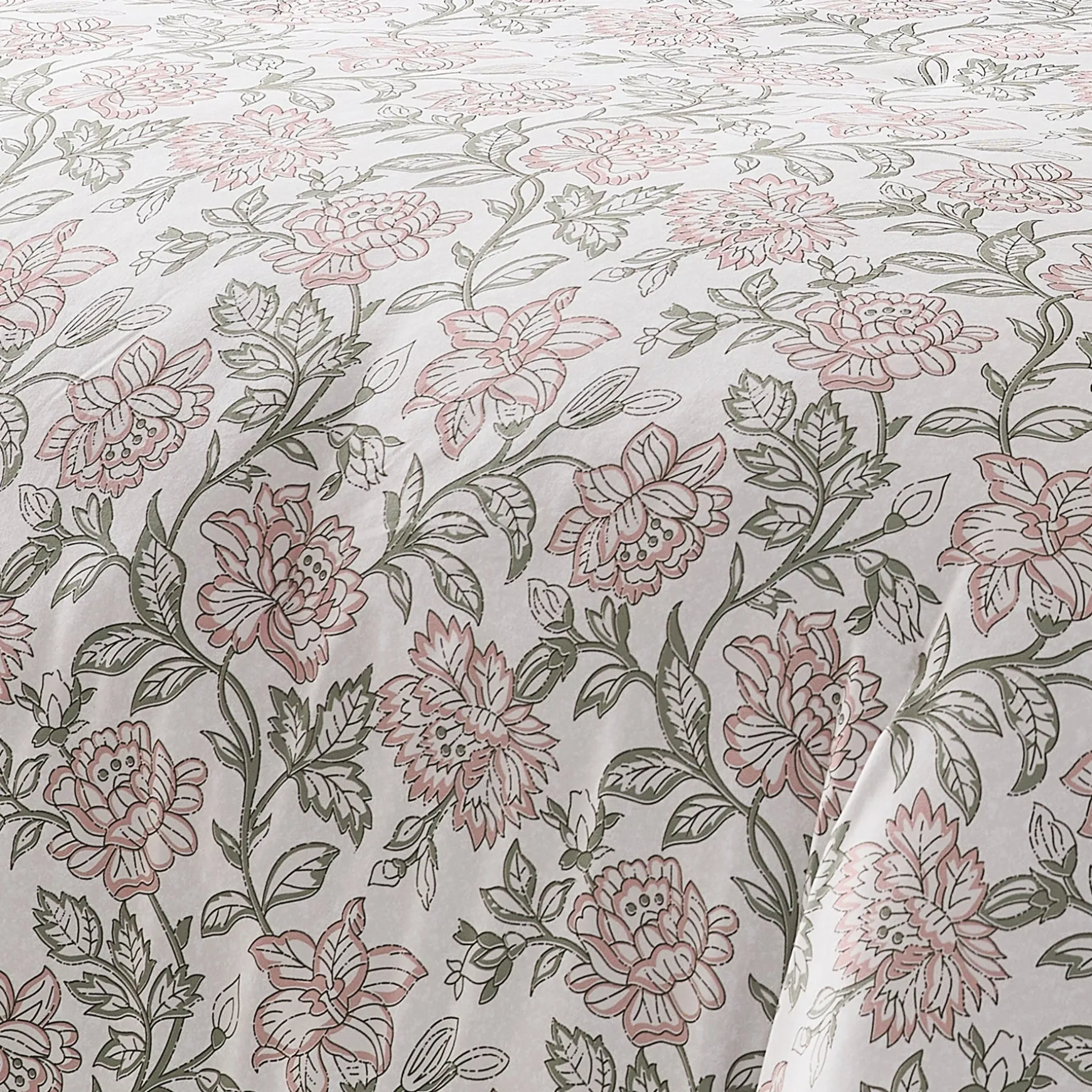 Zara Floral Block Reversible Comforter 5Pc Set