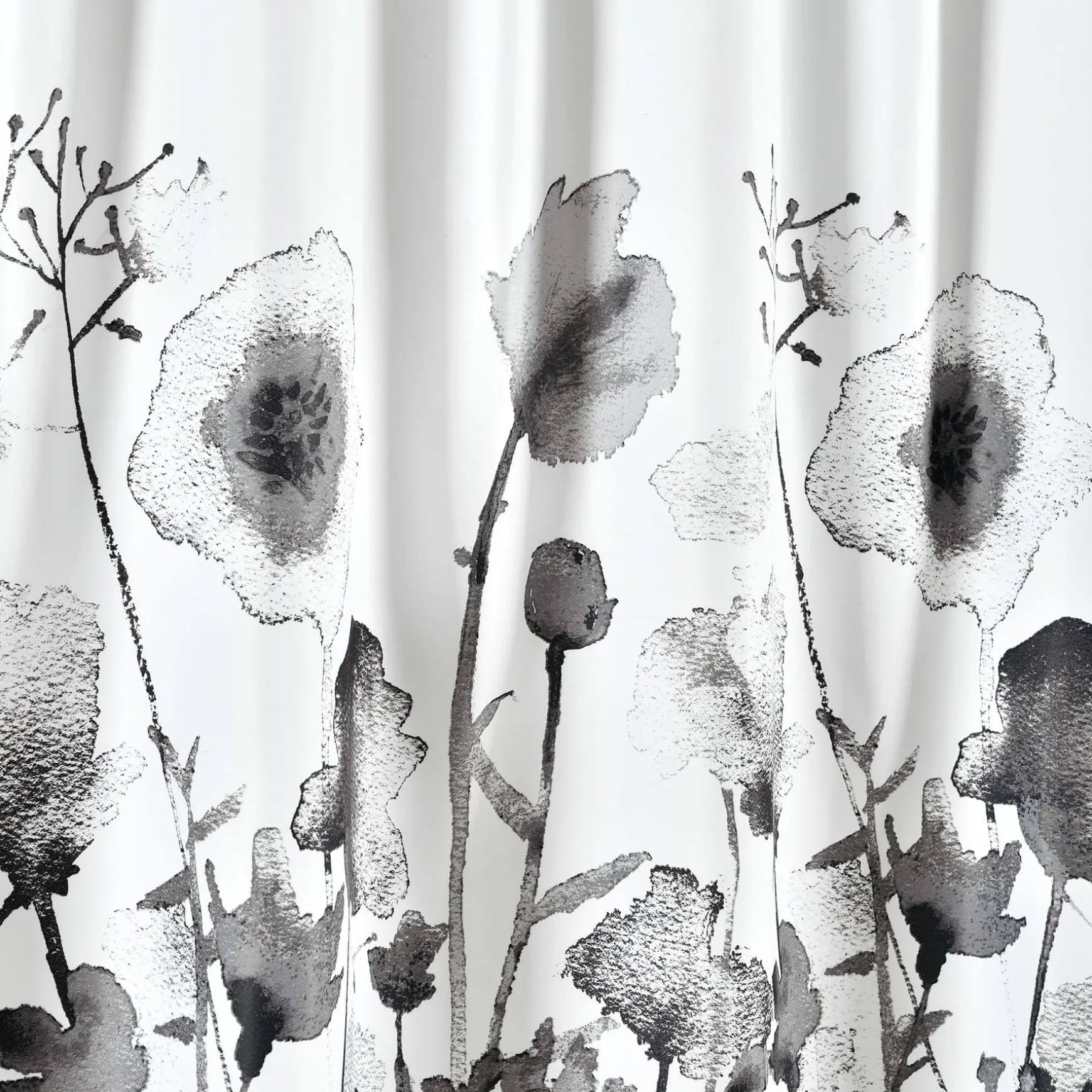 Zuri Flora Light Filtering Window Curtain Panel Set