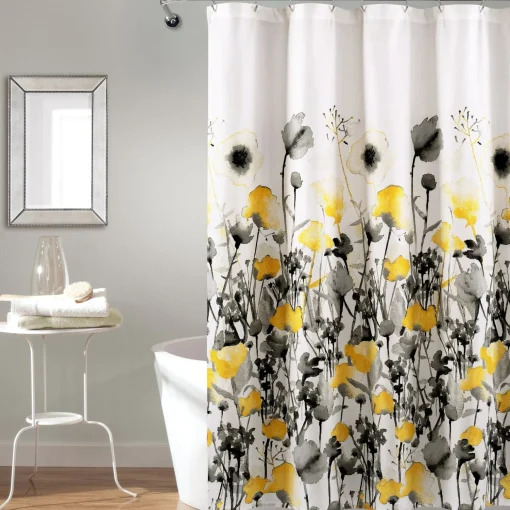 Zuri Flora Shower Curtain